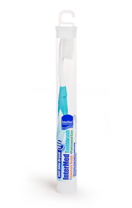 Intermed Toothbrush Soft slim (blue) 1piece - Μαλακή οδοντόβουρτσα