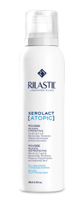 Rilastil Xerolact Atopic Mousse 200ml - διατηρήστε την ενυδάτωση σε βάθος του ξηρού, πολύ ξηρού και ατοπικού δέρματος