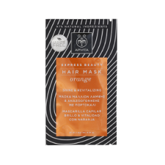 Apivita Hair Mask Orange Shine&Revitalizing 20ml - Μάσκα Μαλλιών Λάμψης & Αναζωογόνησης