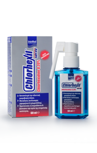 Intermed Chlorhexil oral spray 0,20% 60ml - ιδανική μορφή για τον τοπικό έλεγχο και την εξουδετέρωση των μικροοργανισμών