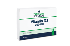 Doctor's Formulas Vitamin D3 2000IU 60.soft.caps - συμβάλλει στη φυσιολογική κατάσταση των οστών, μυών και δοντιών