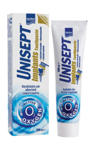 Intermed Unisept Implants toothpaste 100ml - Οδοντόπαστα για χρήση από άτομα με οδοντικά εμφυτεύματα