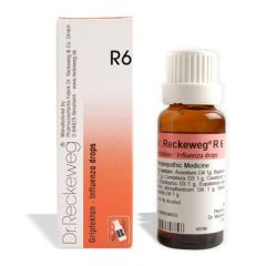 Dr.Reckeweg R6 Homeopathy Oral Drops 50ml -  Γρίπη, Κρυώματα, Πυρετός