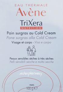 Avene Trixera Pain surgras au cold cream 100gr - Υπερλιπαντική πλάκα καθαρισμού