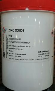 Zinc Oxide Eur.Pharm powder 100/500gr - Οξείδιο του Ψευδαργύρου σκόνη Ευρωπ.Φαρμακ.