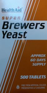 Health Aid Brewers Yeast 500tabs 1piece - Μαγιά Μπύρας