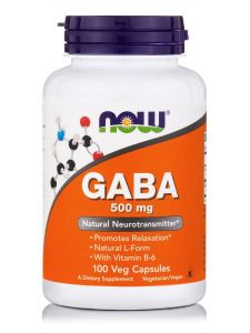 Now Gaba (Γ-Aminobutyric Acid) 500mg 100veg.caps - συνιστά ένα φυσικό τρόπο καταπολέμησης του άγχους