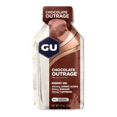 GU Energy gel Chocolate Outrage 32gr - helps sustain energy demands of any duration or activity