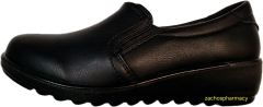 Sunshine Anatomical Women's leather shoes Black (1582) 1.pair - Γυναικεία ανατομικά δερμάτινα παπούτσια