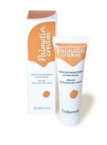Evdermia Palmetin cream for acne/oily skin 40ml - Καταπολεμά τα σημάδια της ακμής