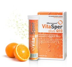 Vitasper Plus Q10 effervescent tablets 30eff.tabs - Πολυβιταμινούχο τονωτικό σε αναβράζουσες ταμπλετες