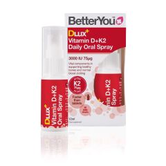 BetterYou DLux+ (Vit.d+K2) daily oral spray 12ml - Για υγιή οστά