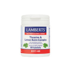 Lamberts Theanine & Lemon Balm Complex 60tbs - Αγχολυτικό συμπλήρωμα διατροφής