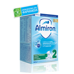 Nutricia Almiron 2 Powdered Milk 600gr - Γάλα 2ης βρεφικής ηλικίας για υγιή βρέφη από 6 μηνών