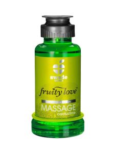 Swede Fruity Love Massage Oil Cactus & Lime 100ml - ένα υπέροχο λάδι για μασάζ, έχει την ιδιότητα να θερμαίνεται με την επαφή