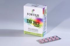 Geoplan Fortius D3 2500IU+B12 1000μg  30.orodisp.tabs - συμπλήρωμα διατροφής με βιταμίνες D3 και B12