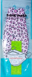 FFP3 Pink Hearts face mask 1.piece - Mask of very high protection with drawings