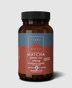 Terranova Matcha Green tea 400mg 50.v.caps - πράσινο τσάι 100% βιολογικής καλλιέργειας