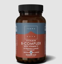 Terranova B-Complex with Vitamin C 50.v.caps - Πλήρης σύνθεση βιταμινών του συμπλέγματος Β