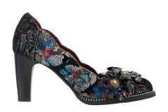 Laura Vita Donna Black Anatomic high heel shoes 1pair - Δερμάτινες, μοντέρνες, comfort γόβες