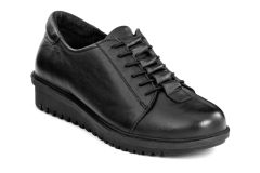 Naturelle Anatomical Leather shoes Black (2027) 1pair - Δερμάτινα, comfort, ανατομικά παπούτσια εξαιρετικής ποιότητας
