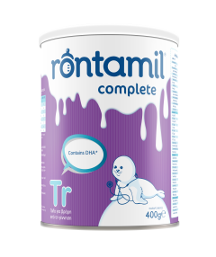 Rontamil TR Complete infant powdered milk 400gr - συμβάλλει στην αντιμετώπιση της δυσκοιλιότητας
