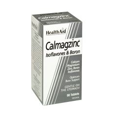 Health Aid Calmagzinc Isoflavones & Boron 90tabs - Συνδυασμός Μετάλλων για υγιή οστά