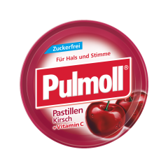 Pulmoll Cherry & Vitamin C lozenges 45gr - Καραμέλες πλούσιες σε βιταμίνη C