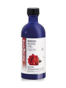 Macrovita Rose oil enriched with vitamins (Carrier oil) 150ml - Τριαντάφυλλο εμπλουτισμένο έλαιο 