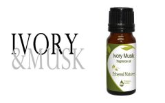 Ethereal Nature Ivory Musk Aromatic oil 10ml - αναδύει ένα ζεστό, πλούσιο άρωμα που θυμίζει πούδρα βανίλιας