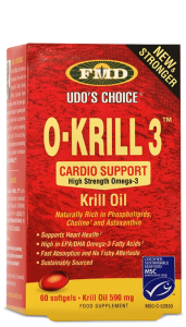 Udo's Choide O-Krill 3 Crill oil 60.softgels - καθαρά Ωμέγα-3 λιπαρά οξέα από krills της Ανταρκτικής