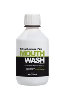 Frezyderm Chlorhexene Pro Mouthwash (0,20%) 250ml - clinically effective concentration of Chlorhexidine 0.2%
