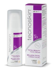 Tecnoskin Total Beauty All in one face cream CC Medium 50ml - εξειδικευμένο προϊόν ομορφιάς και φροντίδας