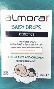 Elpen Almora Baby drops Probiotics 8ml - Προβιοτικά για βρέφη και παιδιά