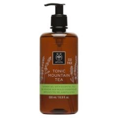 Apivita Tonic mountain tea shower gel 500ml - Body shower gel with mountain tea