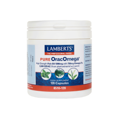 Lamberts Pure OracOmega Fish&Plant oil 120caps - Αντιοξειδωτικά μαζί με ιχθυέλαιο