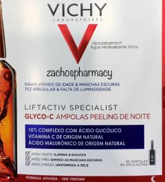 Vichy Liftactiv Specialist Glyco-C Night Peel 30.amps - Αμπούλες για τα σημάδια γήρανσης & τις καφέ κηλίδες