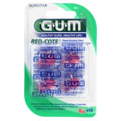 Gum Red-cote disclosing tablets 12.tbs - χρωματίζουν την βακτηριακή πλάκα στις επιφάνειες των δοντιών