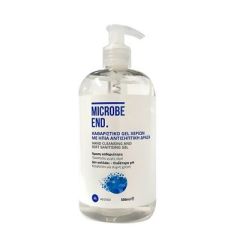Medisei Microbe End antiseptic gel 500ml - Καθαριστικό τζελ χεριών