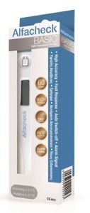 Karabinis Alfacheck basic digital thermometer 60sec 1piece - Digital thermometer 60 '