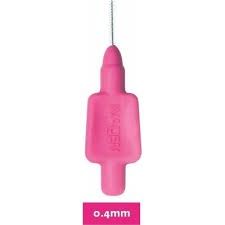 Inaden Interdental brush Pink 0.4mm 8.brushes - Μεσοδόντια βουρτσάκια