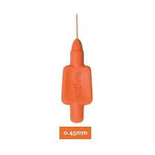 Inaden Interdental brush Orange 0.45mm 8.brushes - Μεσοδόντια βουρτσάκια
