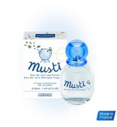 Mustela Musti Eau de soin delicate fragnance 50ml - Για να αρωματίσετε με ασφάλεια το μωρό σας 