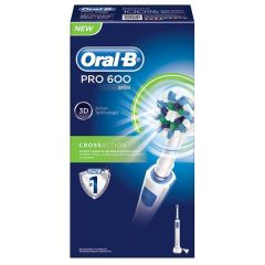 Oral-B Pro 600 Cross action Electric toothbrush 1piece - Electric toothbrush