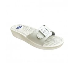 Scholl Massage White Comfort plus slippers 1pair - Άνετες ανατομικές παντόφλες