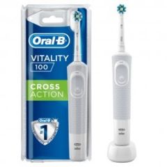 Oral-B Vitality 100 White Cross action electric toothbrush 1piece - προσφέρει κλινικά αποδεδειγμένο ανώτερο καθαρισμό