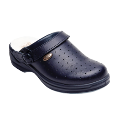Scholl Clog New Bonus 1pair - Clogs with perforated leather uppers and removable insole