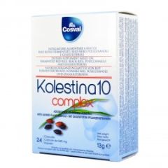 Cosval Kolestina10 complex 24.caps - Συμβάλλει στη μείωση της χοληστερόλης