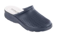 Naturelle Anatomical slippers (10 Blue) 1.pair - Comfort, ελαφριά, δερμάτινα σαμπό με δερμάτινο μαλακό πάτο