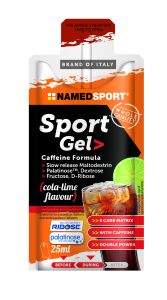 Namedsport Sport Gel Cola lime box 15.gels - Ενεργειακά τζελάκια με καφεϊνη